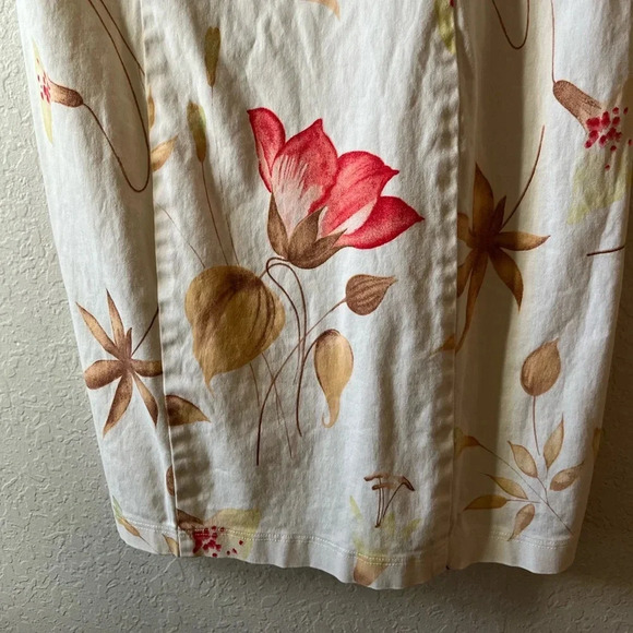 Floral Dress Job Career Y2K Vintage lily secretary fit shower minimalist classic - Picture 4 of 12